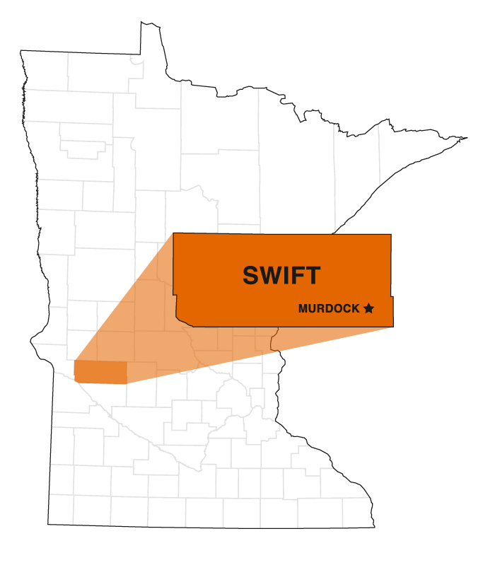 Yost Farm Location Map - Swift County, Murdock, MN